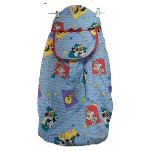 Vintage Baby Looney Tunes 1997 Diaper Bag Bugs Bunny Tweety Daffy Duck
